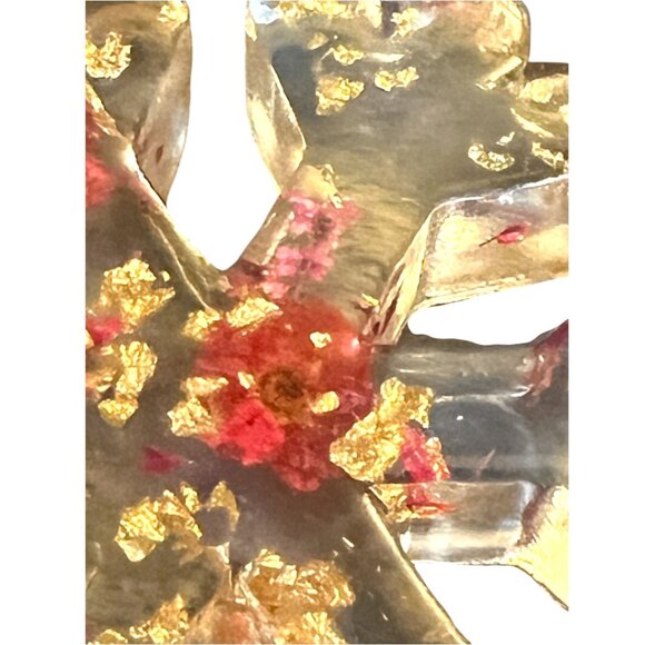 NWOT! PEPPERMINT & PINE Snowflake Mug and Snowflake Keychain Rose Gold - Picture 8 of 12